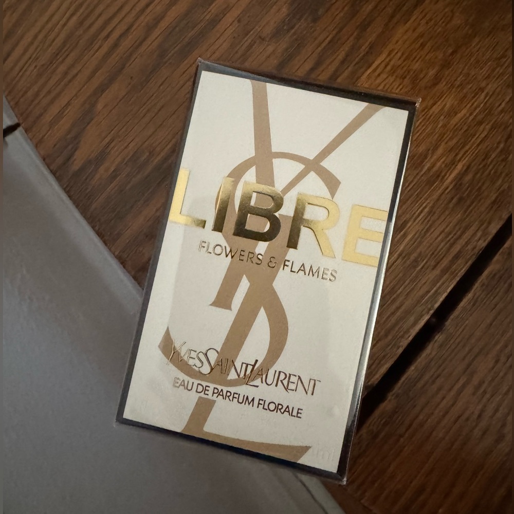 YSL Libre flowers and flames